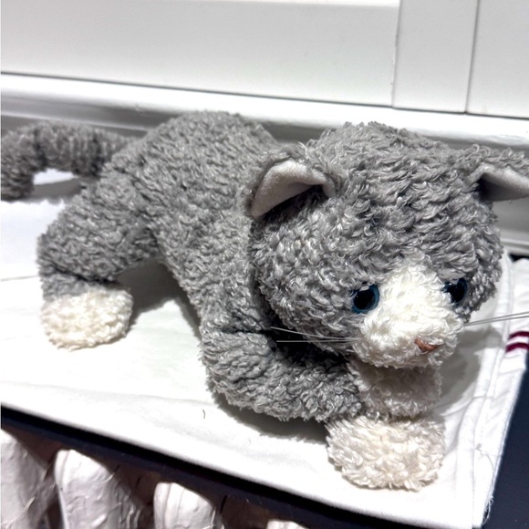 🐾 Vintage Rare 1990's GUND Bootsie the Cat (Gray and White Plush Toy) 🐾 - Picture 15 of 16